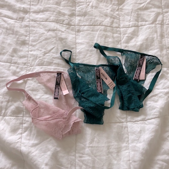 NWT Victoria’s Secret Very Sexy Cheeky Lace & V String Thong Lot 7 + PINK Lotion - Picture 9 of 12